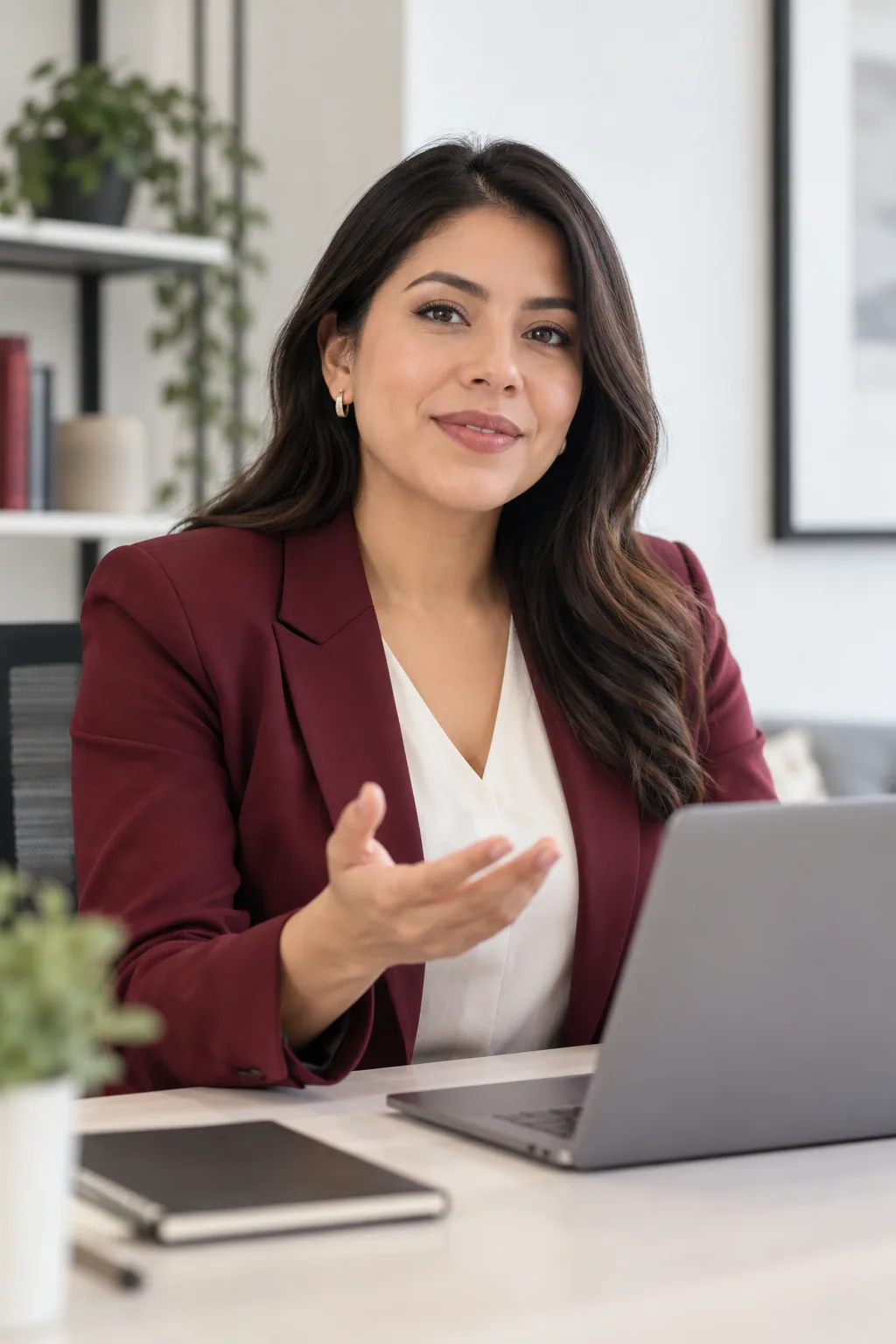 Profesional latino en un entorno relacionado con facturación electrónica